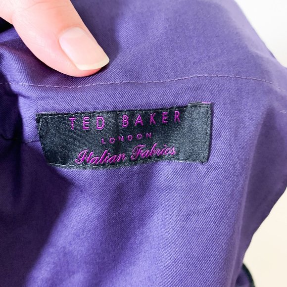 Ted Baker Jay wool black gray dress pant 33R - Picture 7 of 7